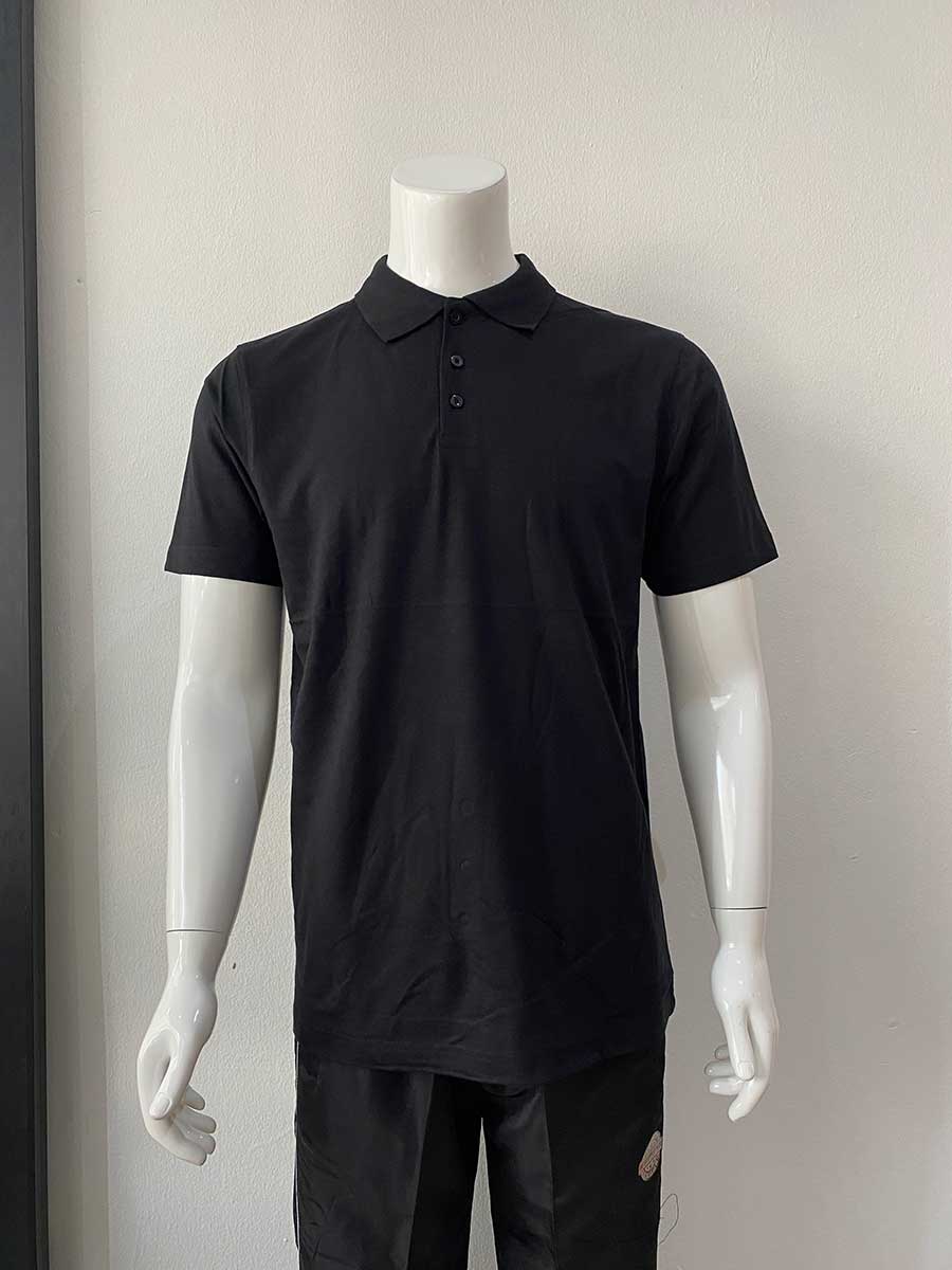 le’fonse® 100% fullycomb cotton polo fc01 01 black