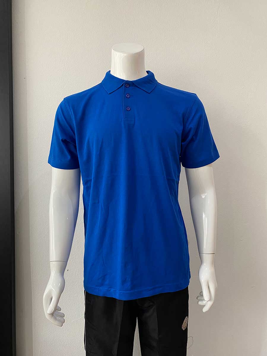 le’fonse® 100% fullycomb cotton polo fc01 07 royal blue