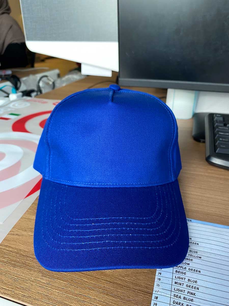le’fonse® 5 panel cotton twill mesh baseball cap cp02 07 royal blue