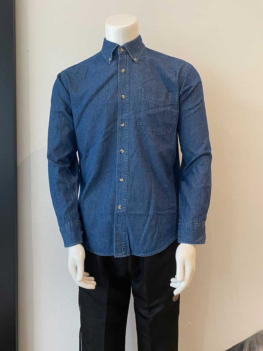 le’fonse® d01 long sleeved denim shirt unisex