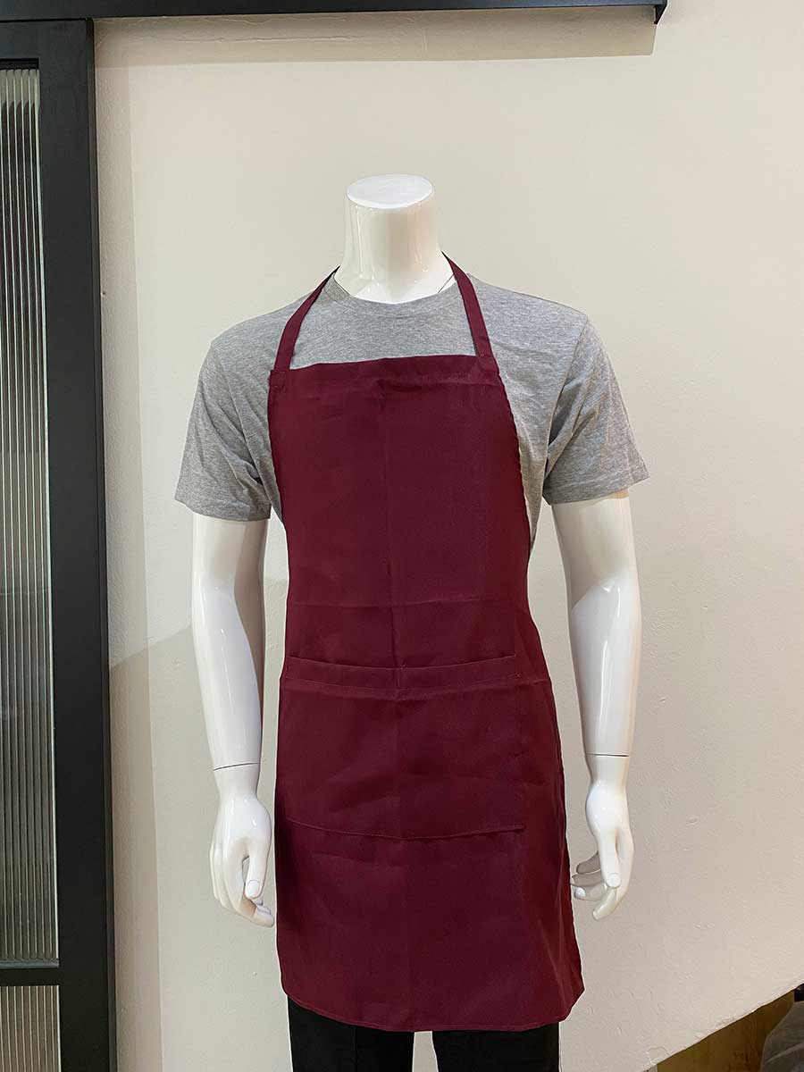 le’fonse® full body apron af00 04 maroon