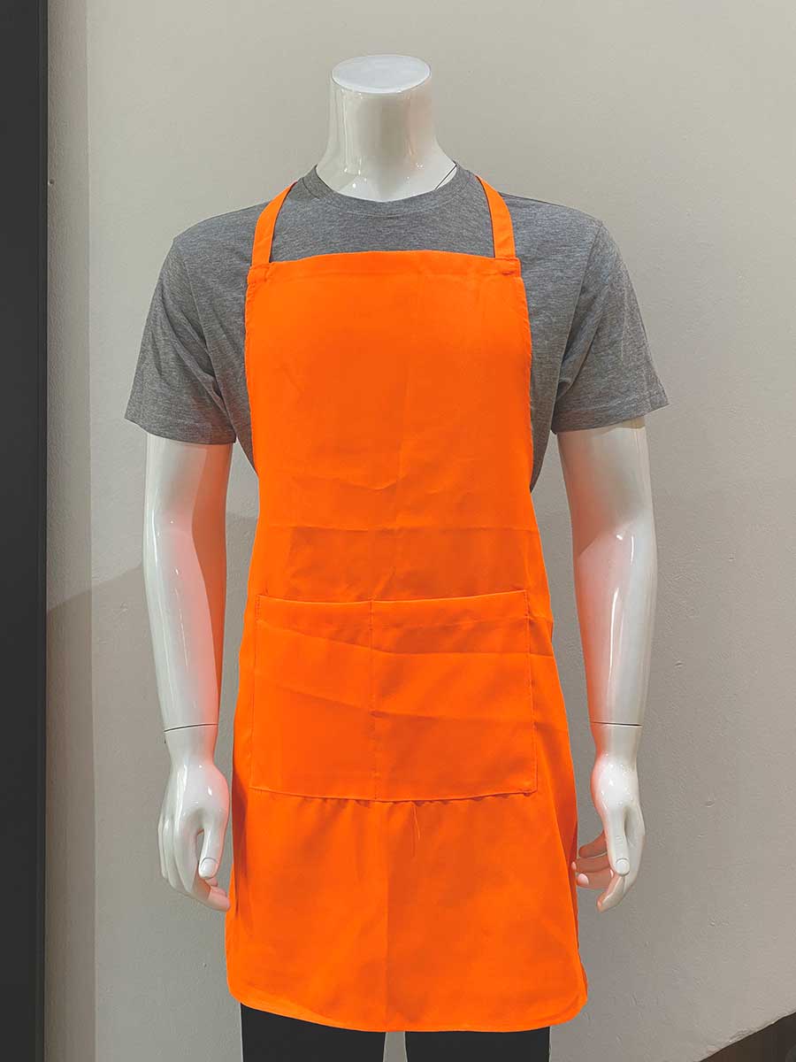 le’fonse® full body apron af00 06 orange