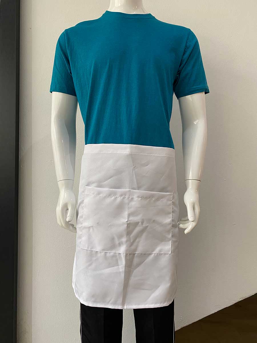 le’fonse® half body apron ah00 00 white