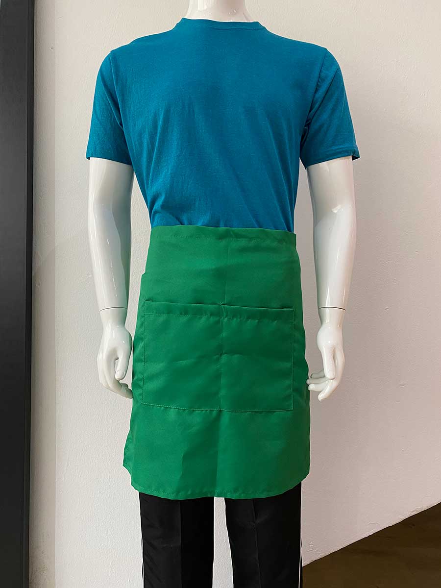 le’fonse® half body apron ah00 20 milo green