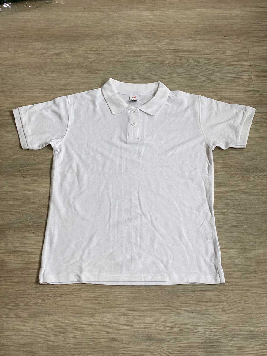 le’fonse® lacoste honeycomb classic polo female lf01 00 white