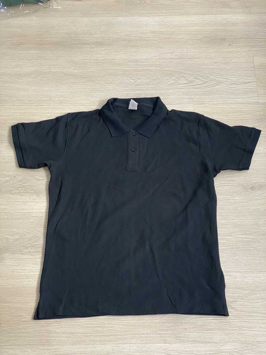 le’fonse® lacoste honeycomb classic polo female lf01 01 black