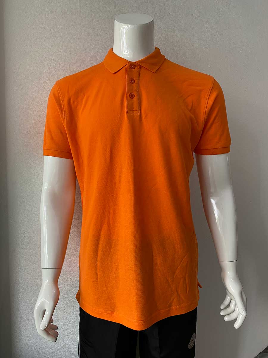 le’fonse® lacoste honeycomb classic polo l01 06 orange