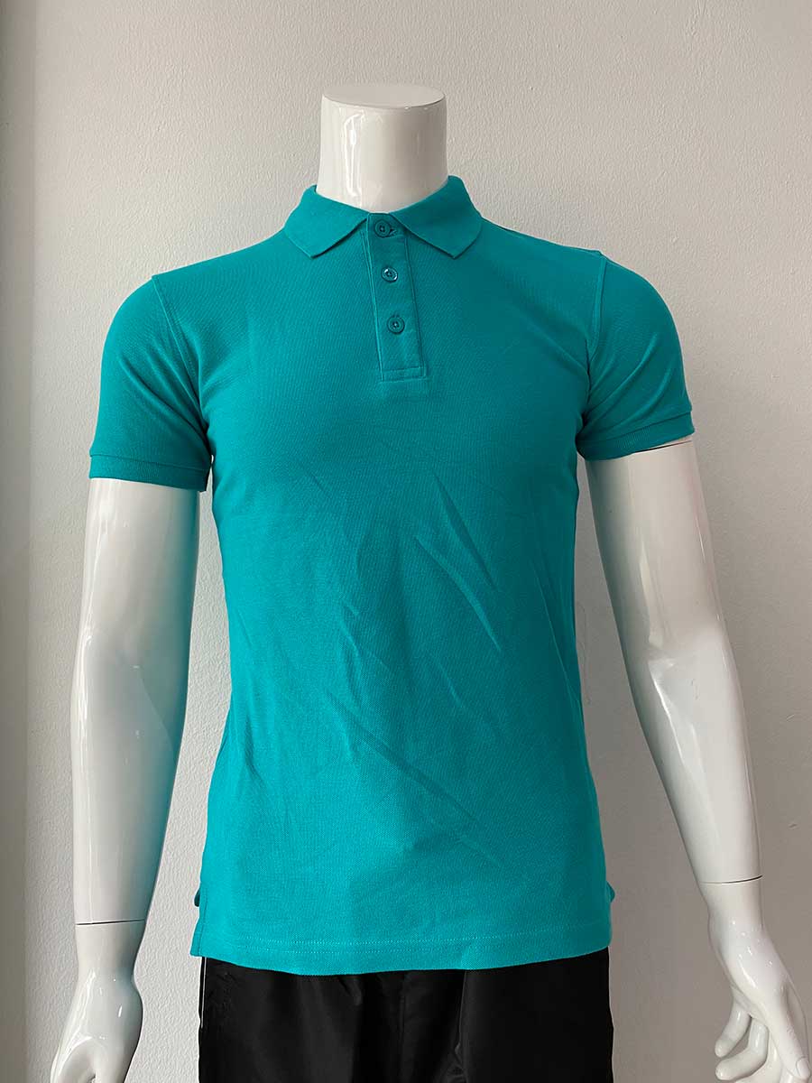 le’fonse® lacoste honeycomb classic polo l01 42 teal green