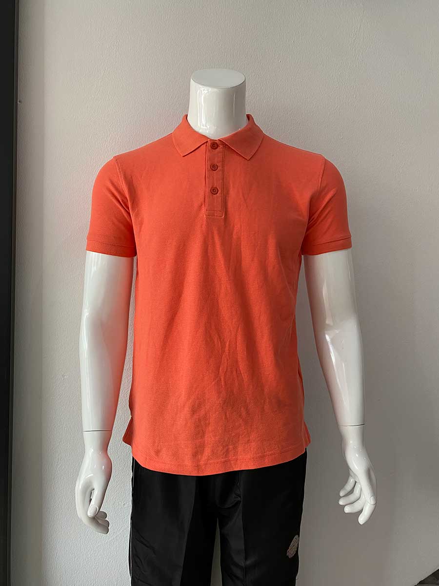 le’fonse® lacoste honeycomb classic polo l01 50 coral