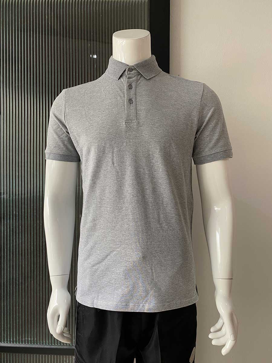 le’fonse® lacoste honeycomb grand polo cotton lycra l03 09 melange