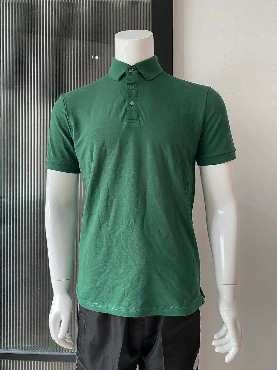 le’fonse® lacoste honeycomb grand polo cotton lycra l03 15 dark green