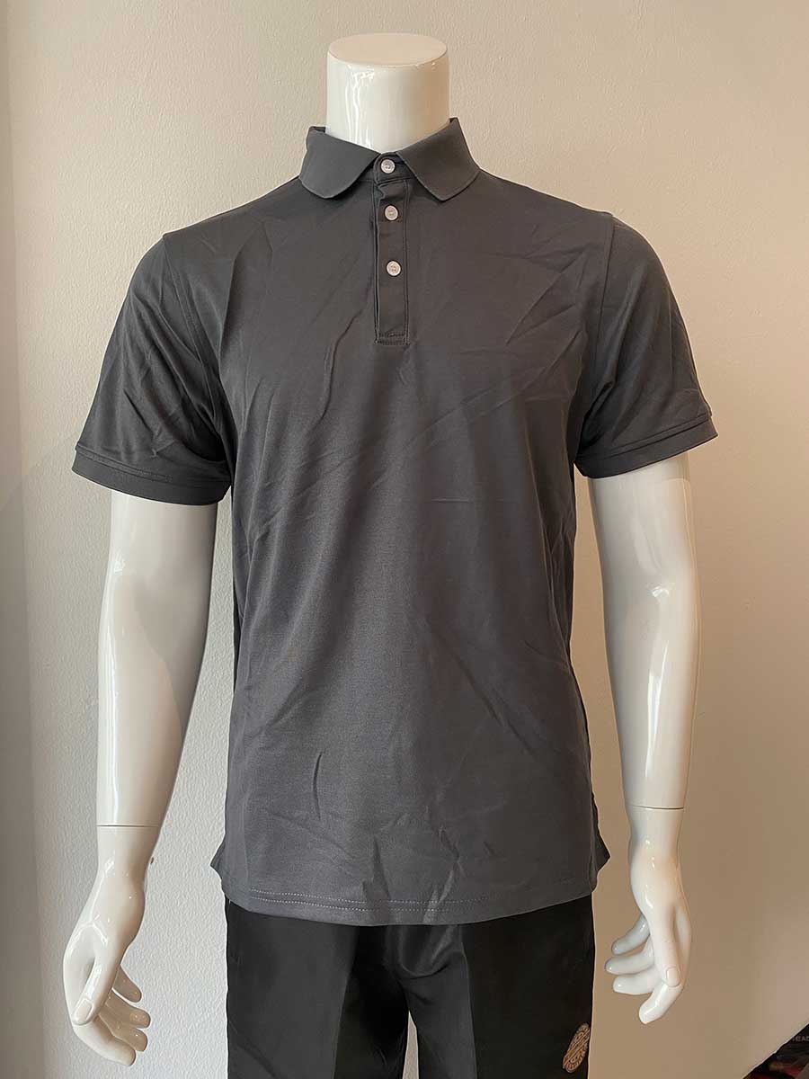 le’fonse® luxeblend hybrid polo mh01 25 dark grey