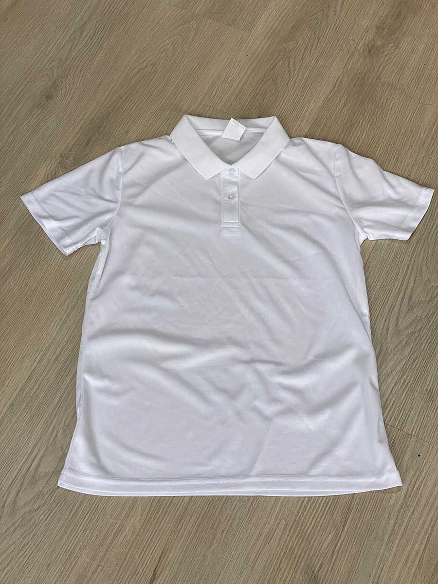 le’fonse® microfiber polo female m20f 00 white