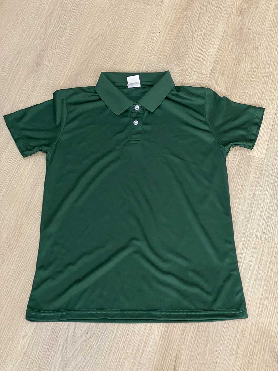 le’fonse® microfiber polo female m20f 05 dark green