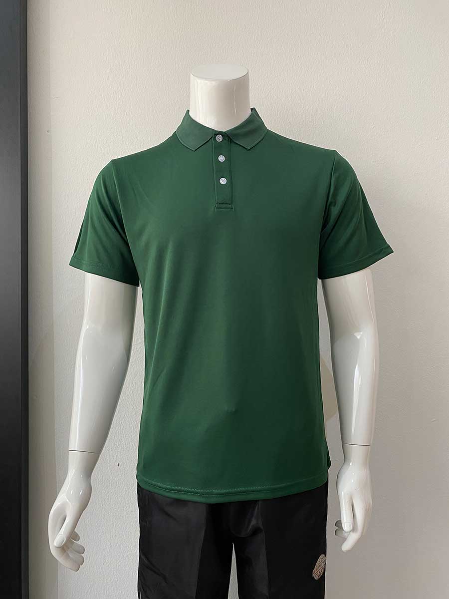 le’fonse® microfiber polo m2000 05 dark green