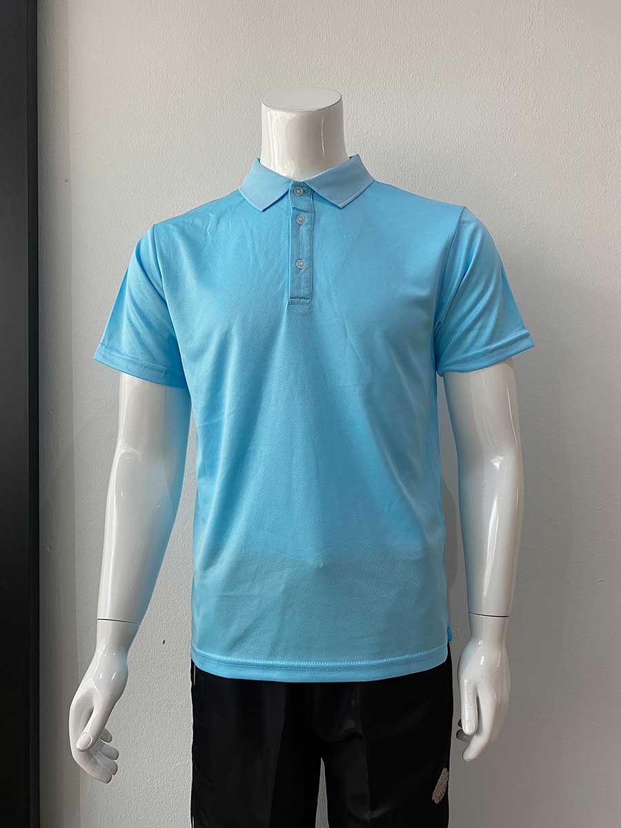 le’fonse® microfiber polo m2000 14 light blue
