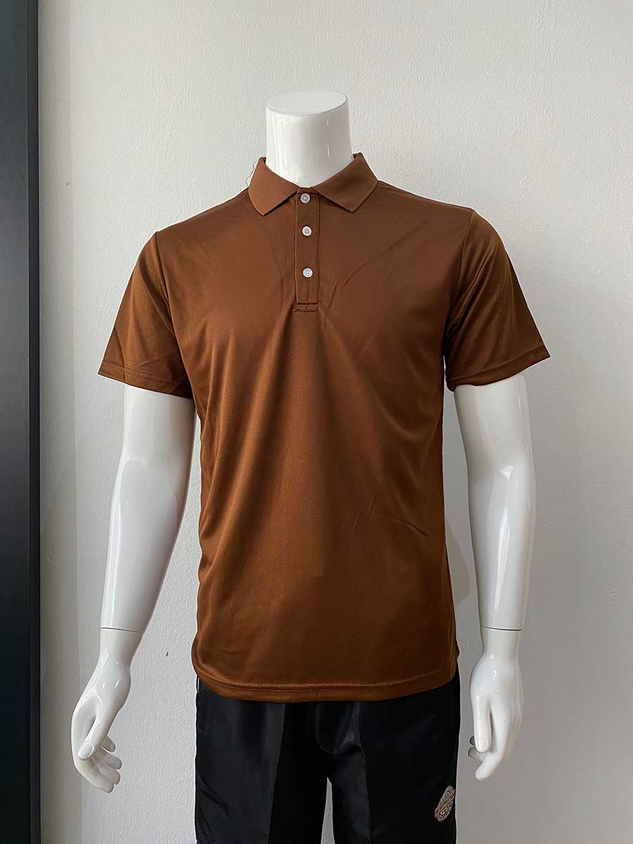 le’fonse® microfiber polo m2000 18 dark brown