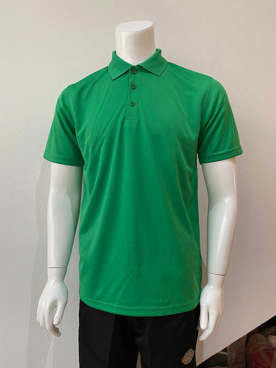 le’fonse® microfiber polo m2000 20 milo green