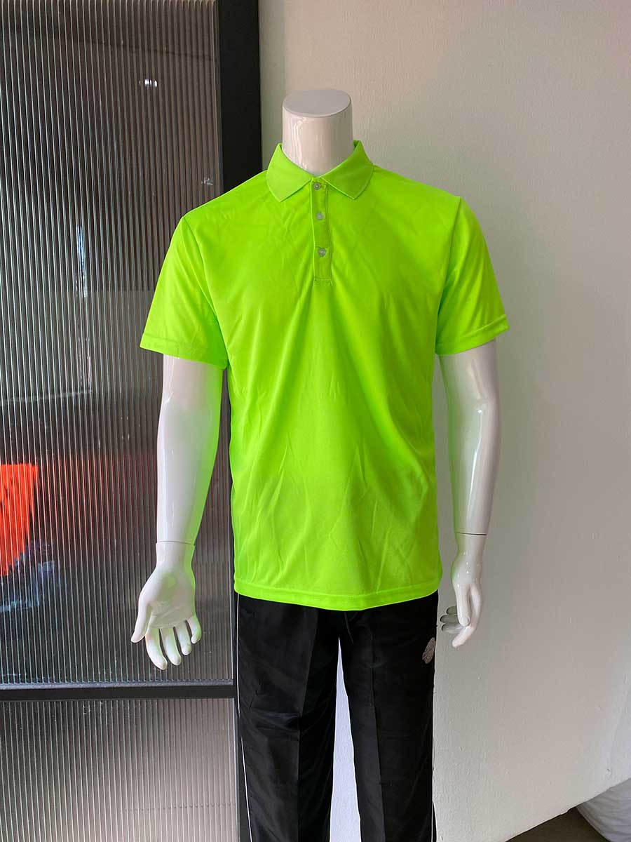 le’fonse® microfiber polo m2000 24 neon green