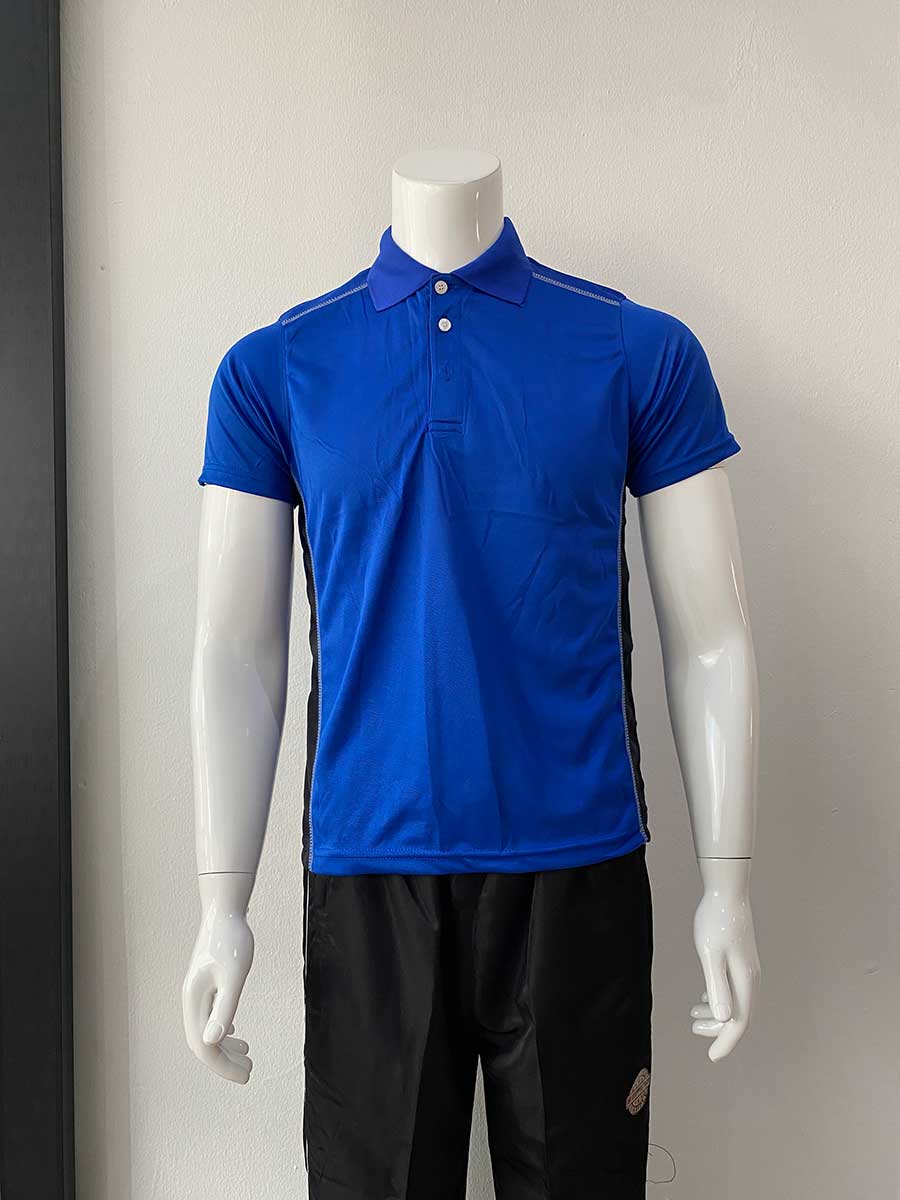 le’fonse® microfiber polo m21 07 royal blue & black