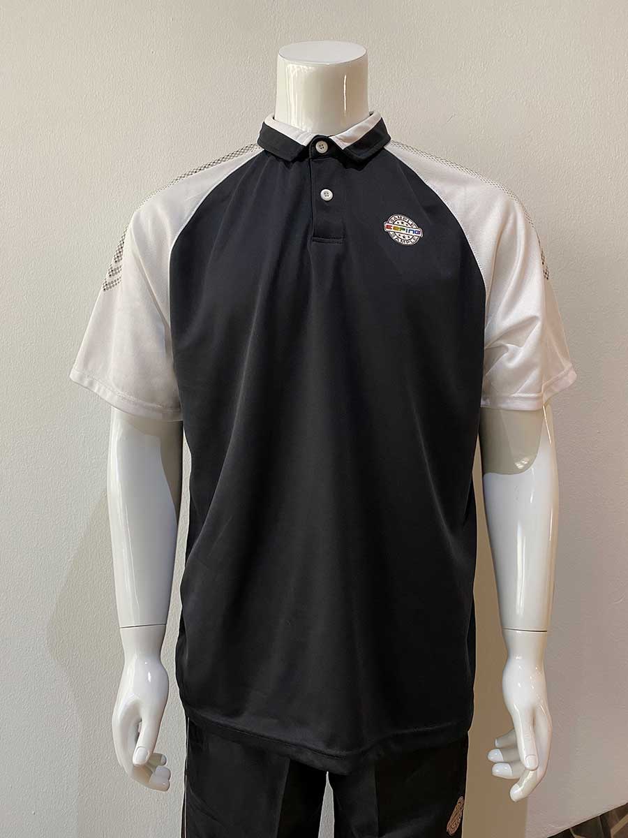 le’fonse® microfiber polo m35 01 black