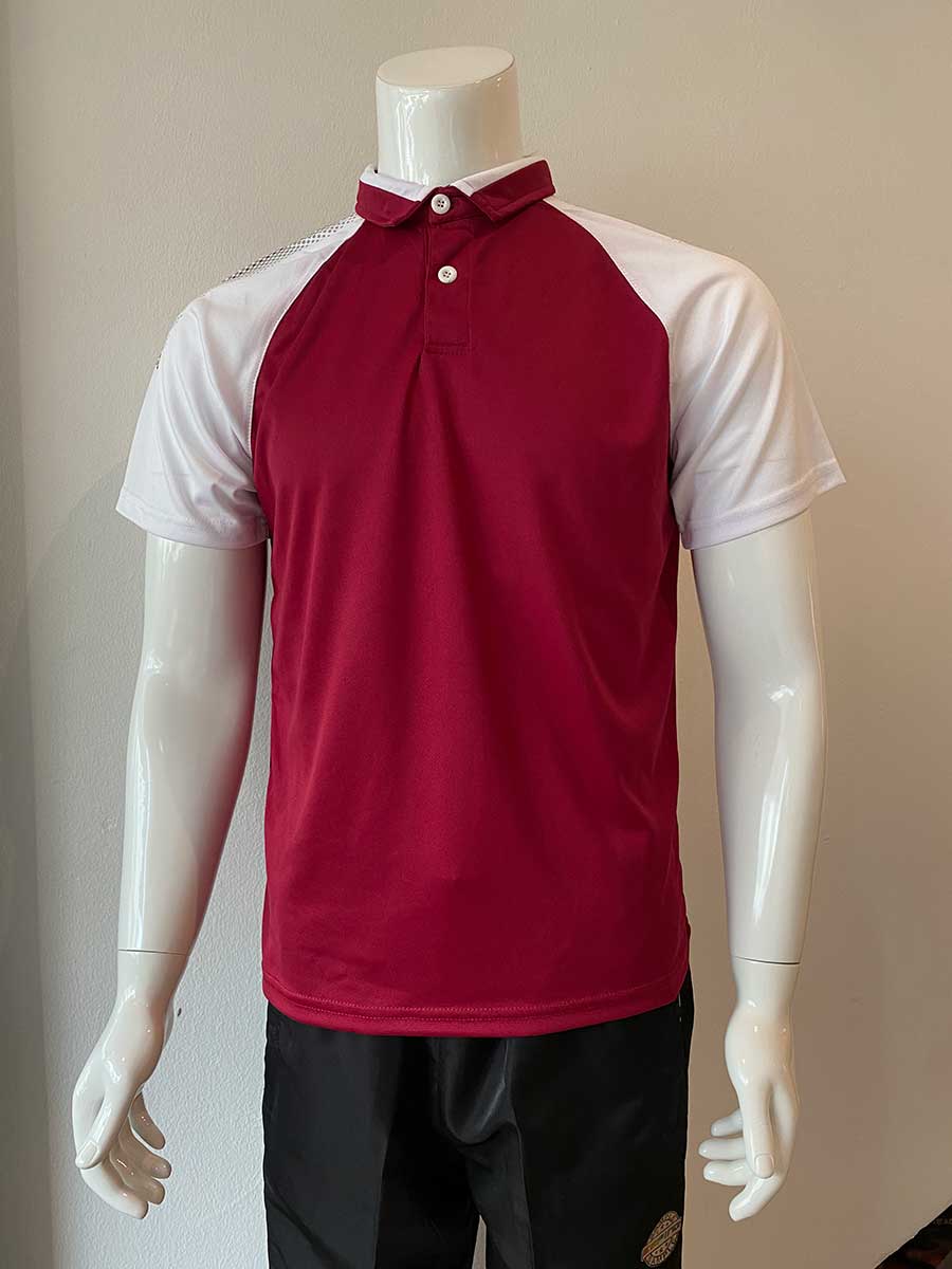 le’fonse® microfiber polo m35 04 maroon