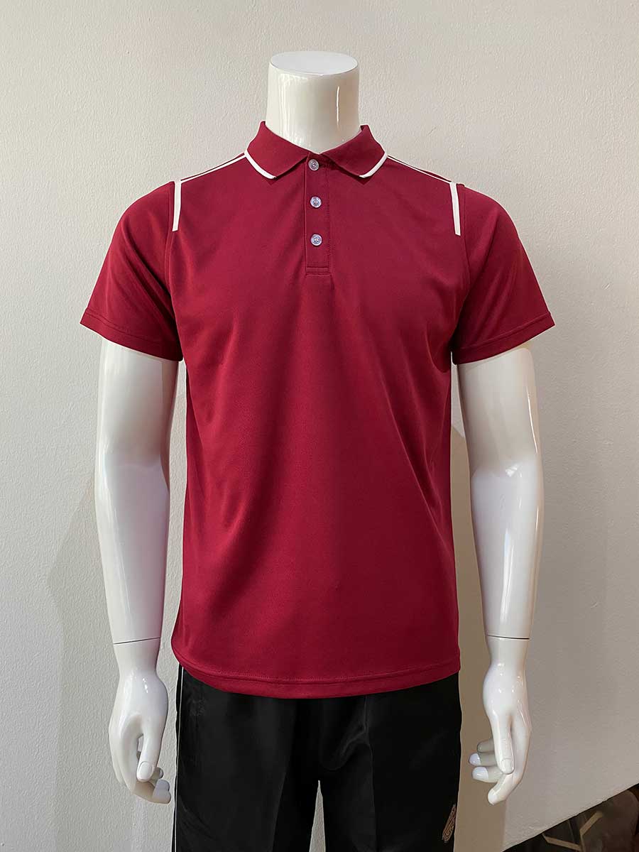 le’fonse® microfiber polo m37 04 maroon