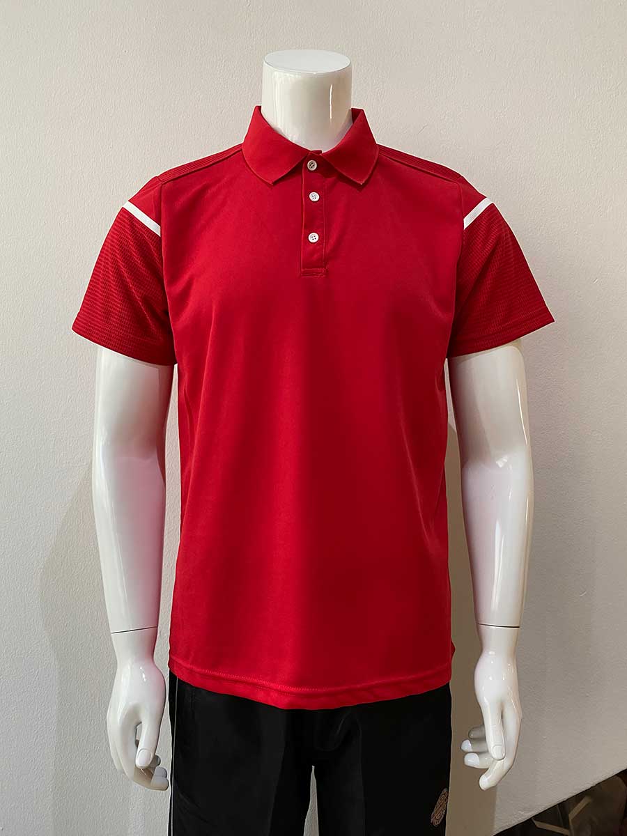 le’fonse® microfiber polo m41 03 red