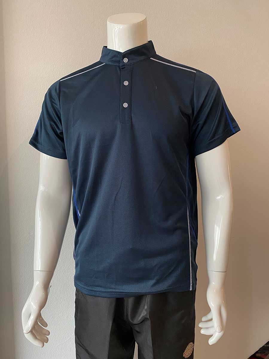 le’fonse® microfiber polo m42 02 navy & sea blue