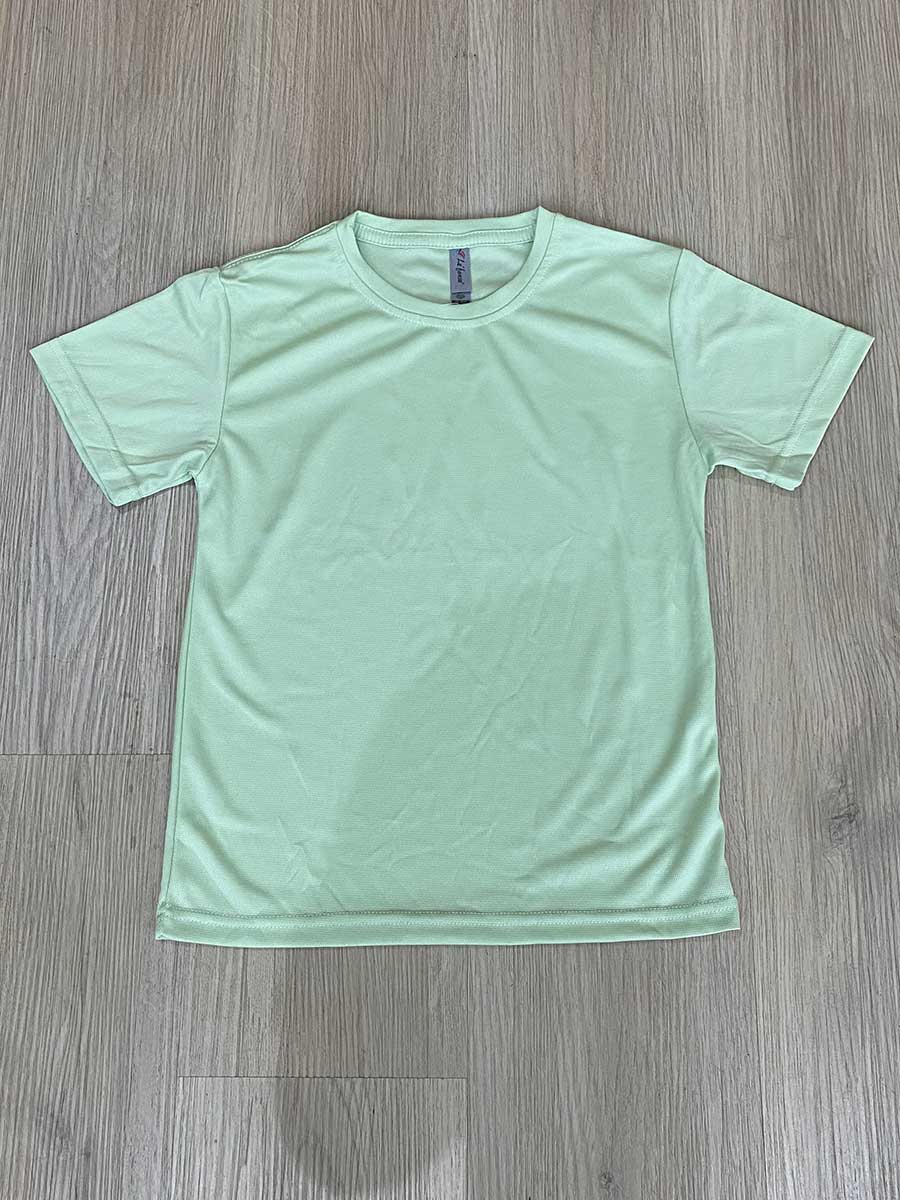 le’fonse® microfiber round neck kids rmk01 15 mint green