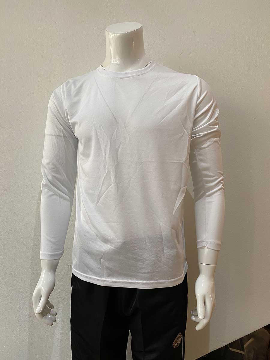 le’fonse® microfiber round neck rm07 00 white