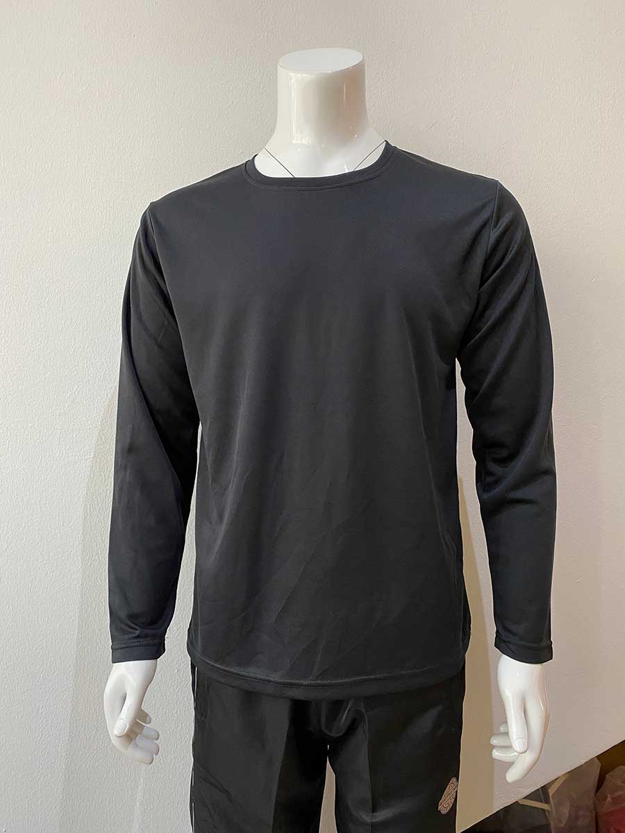 le’fonse® microfiber round neck rm07 01 black