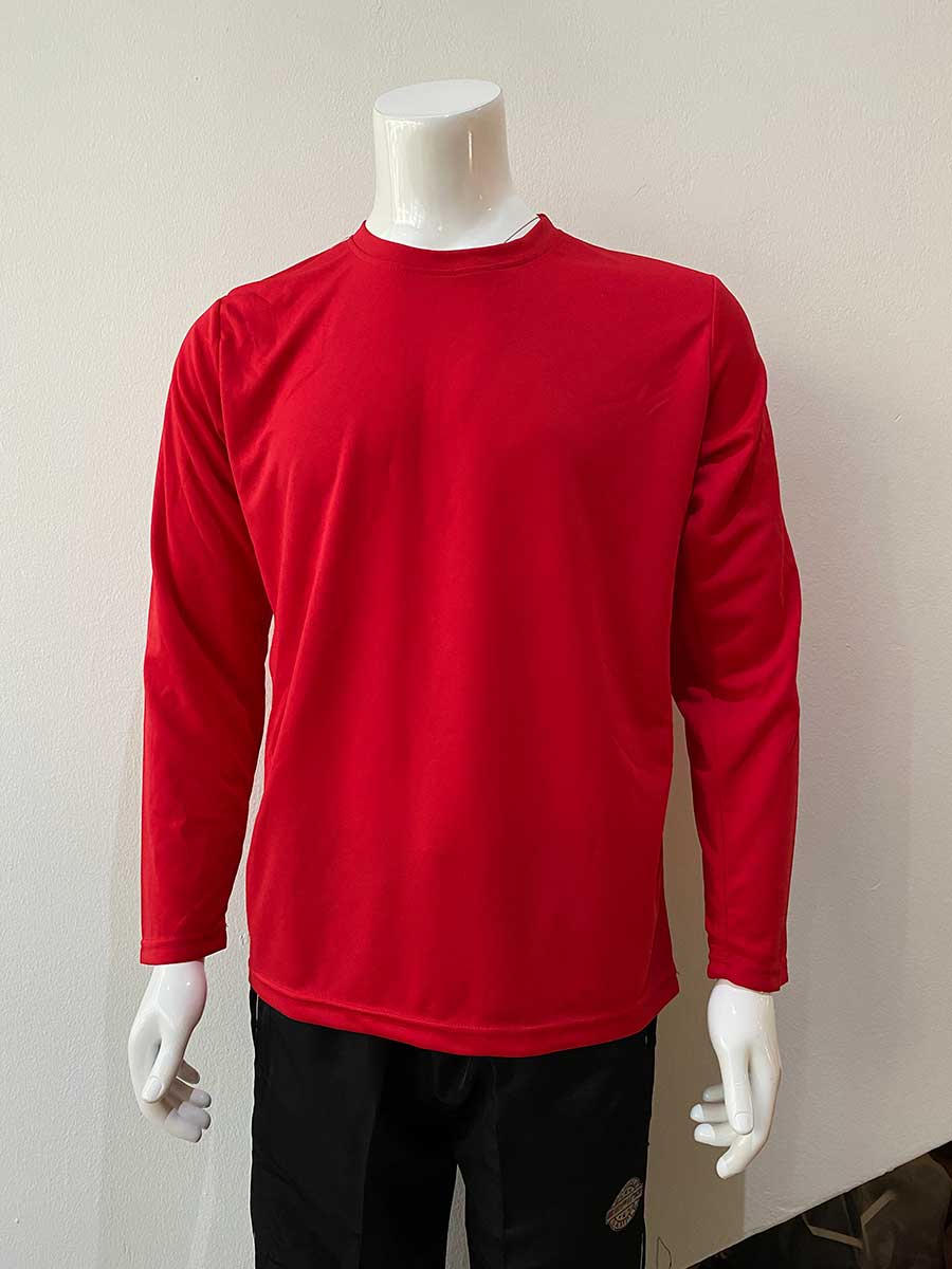 le’fonse® microfiber round neck rm07 03 red