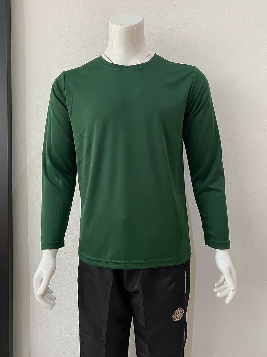 le’fonse® microfiber round neck rm07 05 dark green