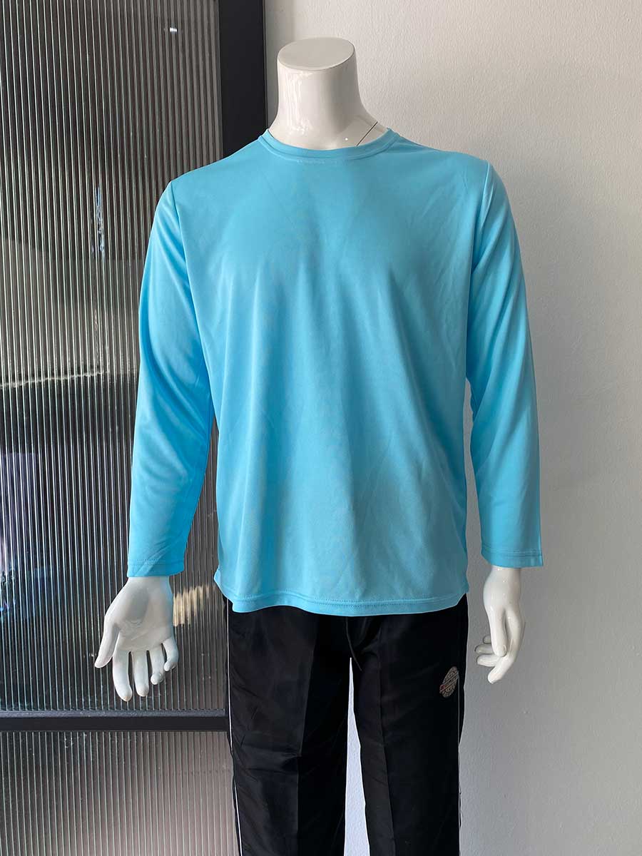 le’fonse® microfiber round neck rm07 14 light blue