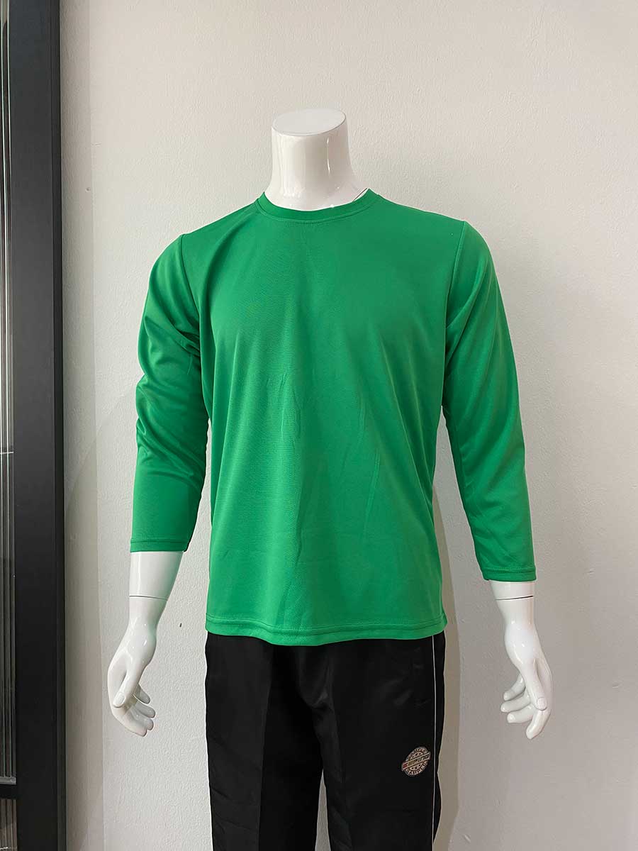 le’fonse® microfiber round neck rm07 20 milo green