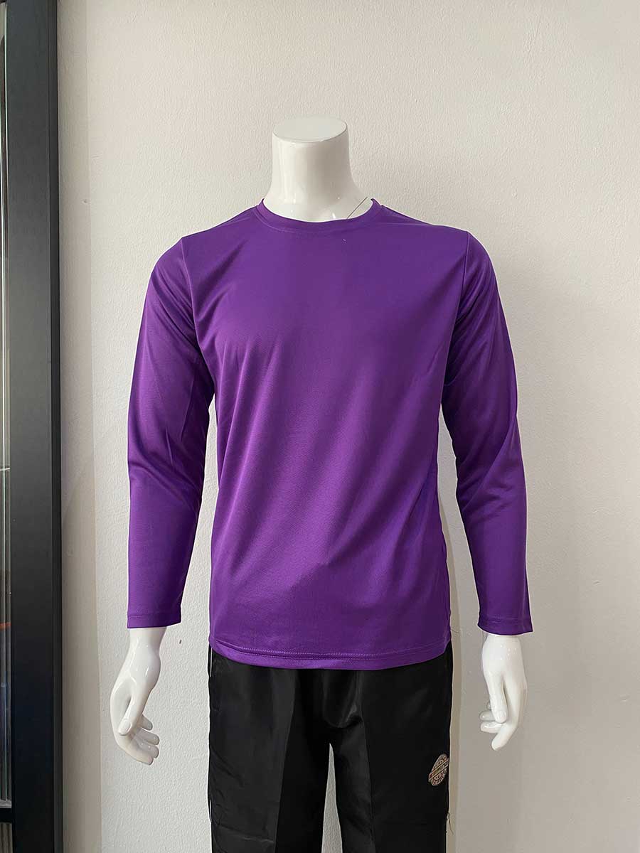 le’fonse® microfiber round neck rm07 21 purple