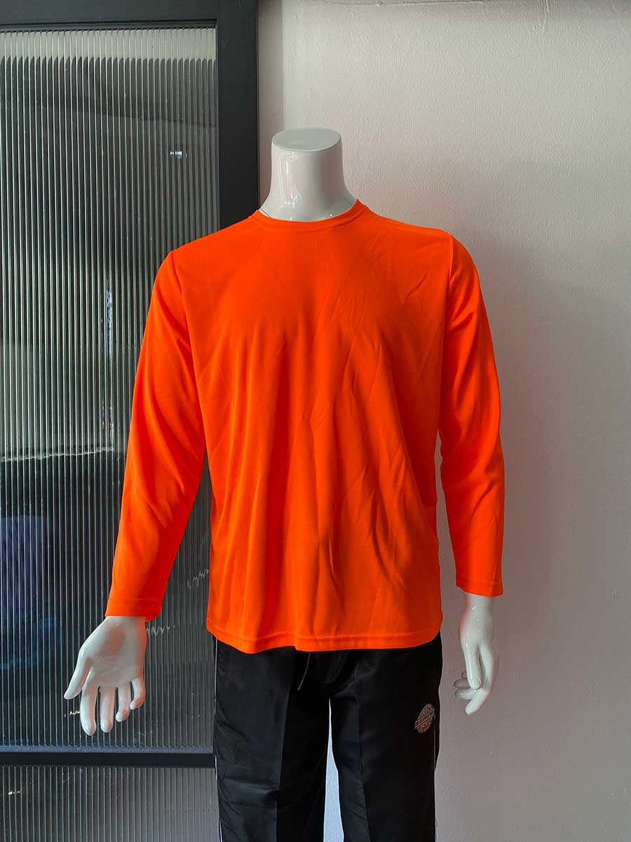 le’fonse® microfiber round neck rm07 32 neon orange