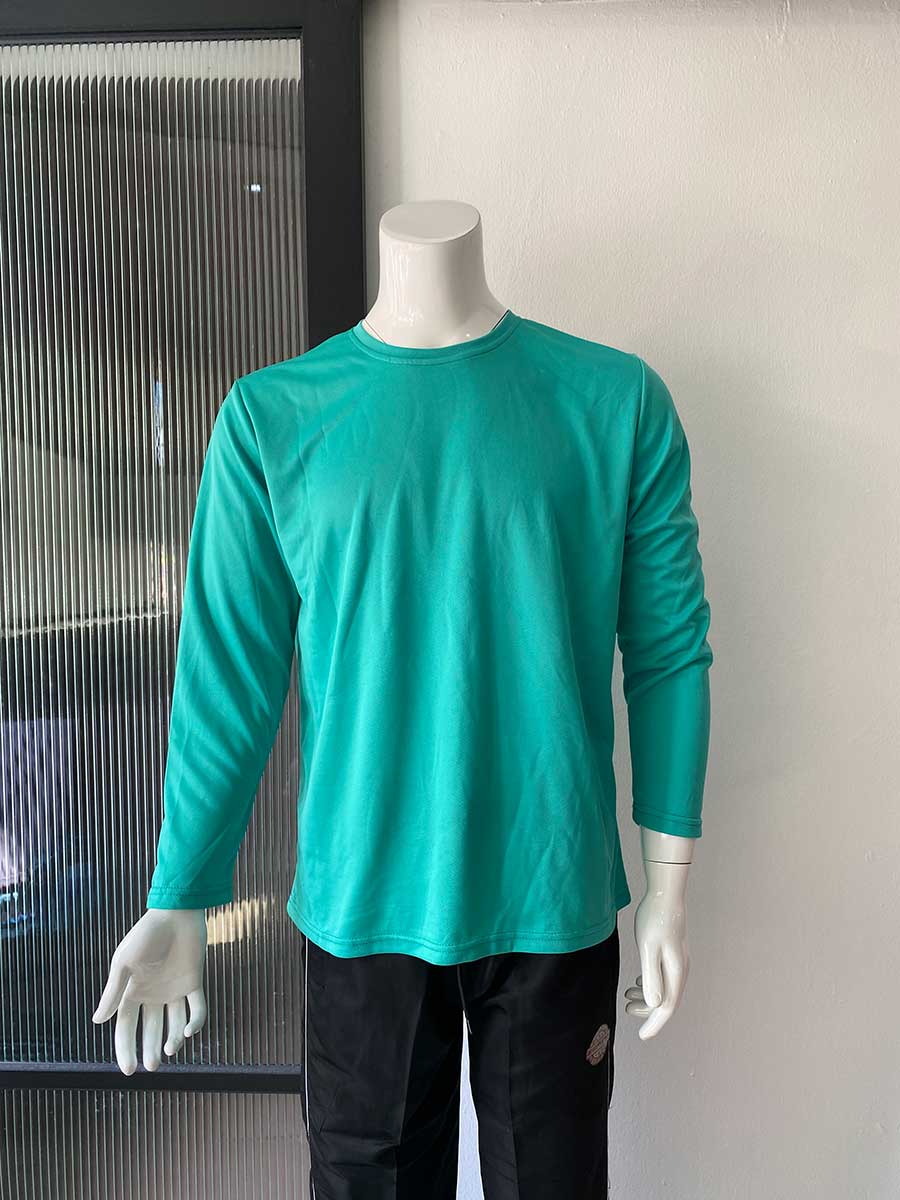 le’fonse® microfiber round neck rm07 42 teal green