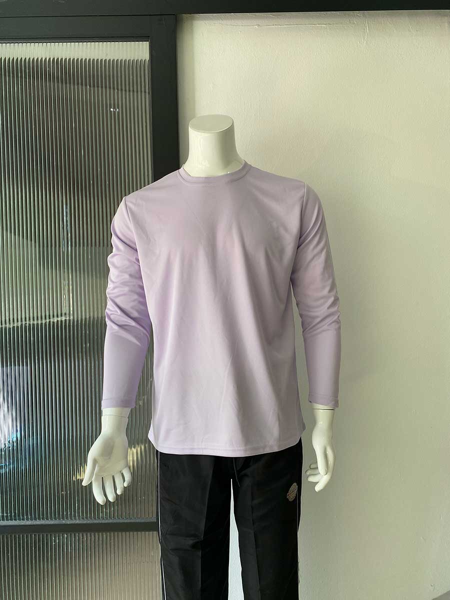 le’fonse® microfiber round neck rm07 56 mint violet