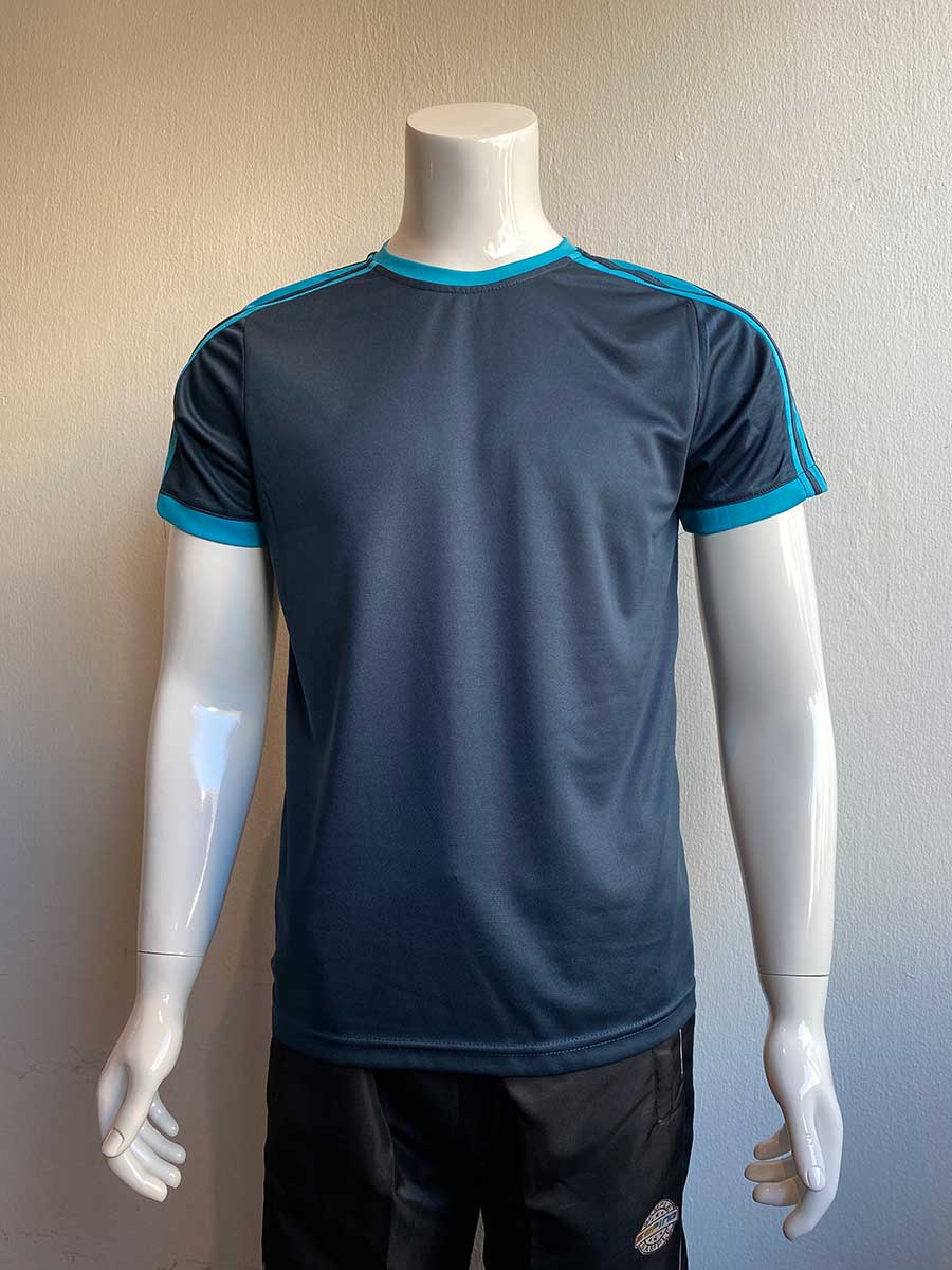 le’fonse® microfiber round neck rm08 02 navy & sea blue