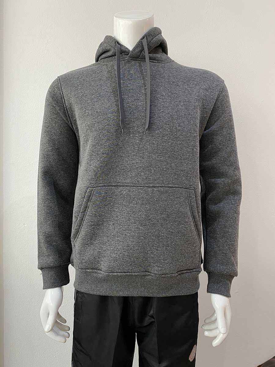 le’fonse® pullover hoodie fj02 34 dark melange