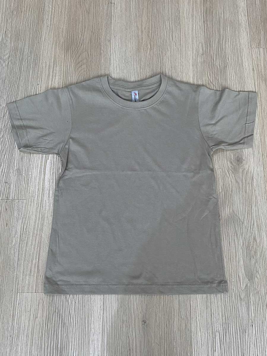 le’fonse® regular round neck kids rck01 19 light grey