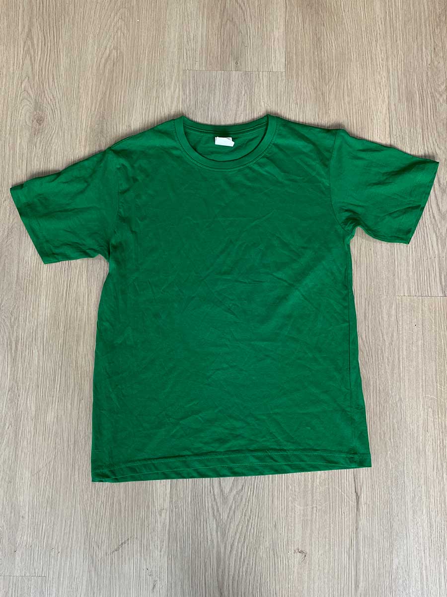 le’fonse® regular round neck kids rck01 20 milo green