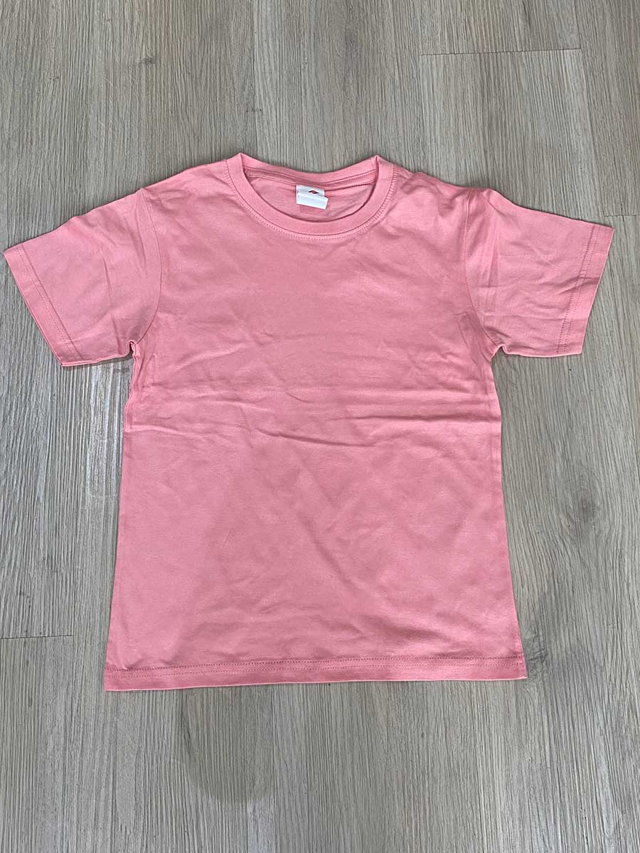 le’fonse® regular round neck kids rck01 26 peach