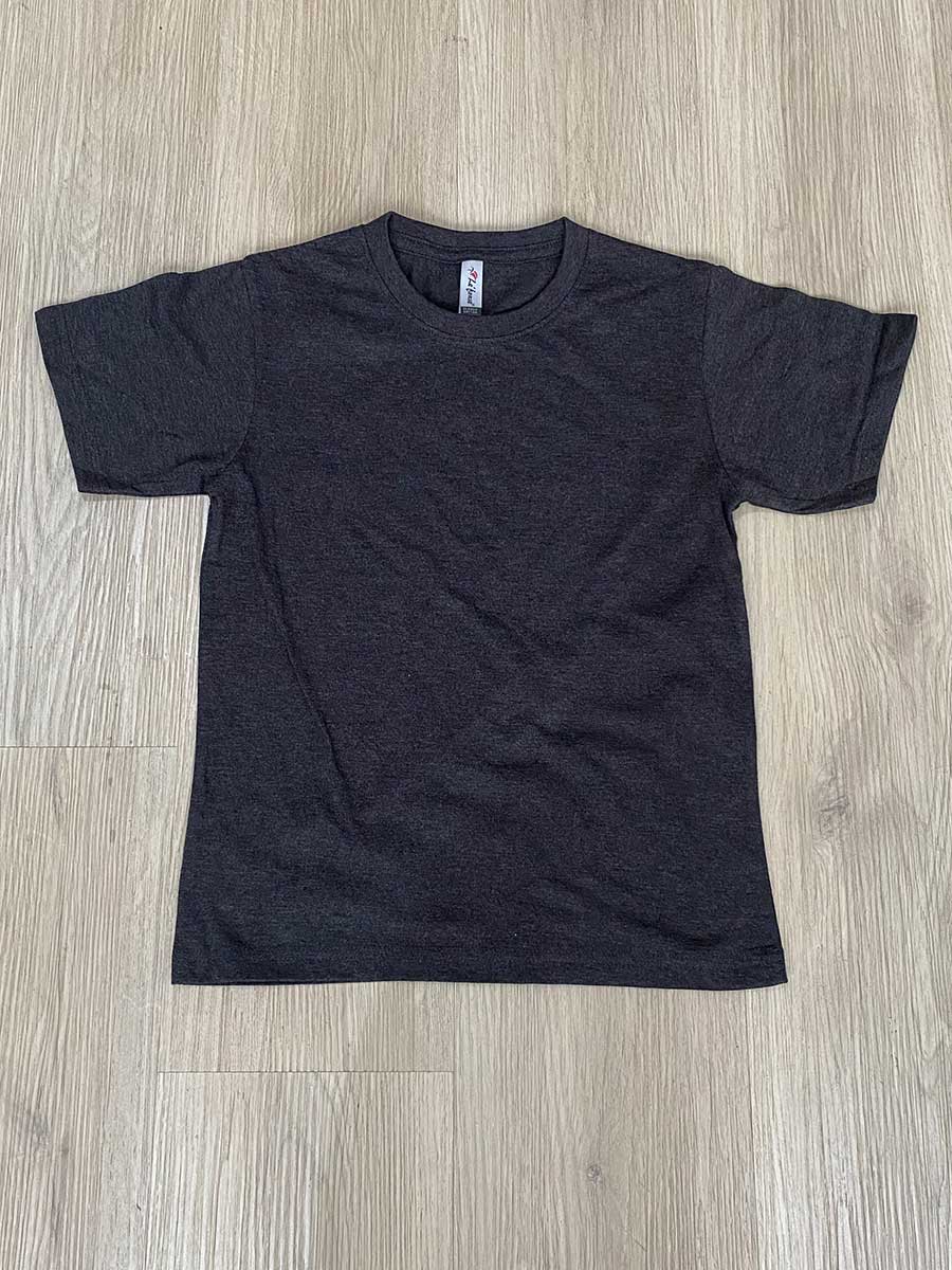 le’fonse® regular round neck kids rck01 34 dark melange