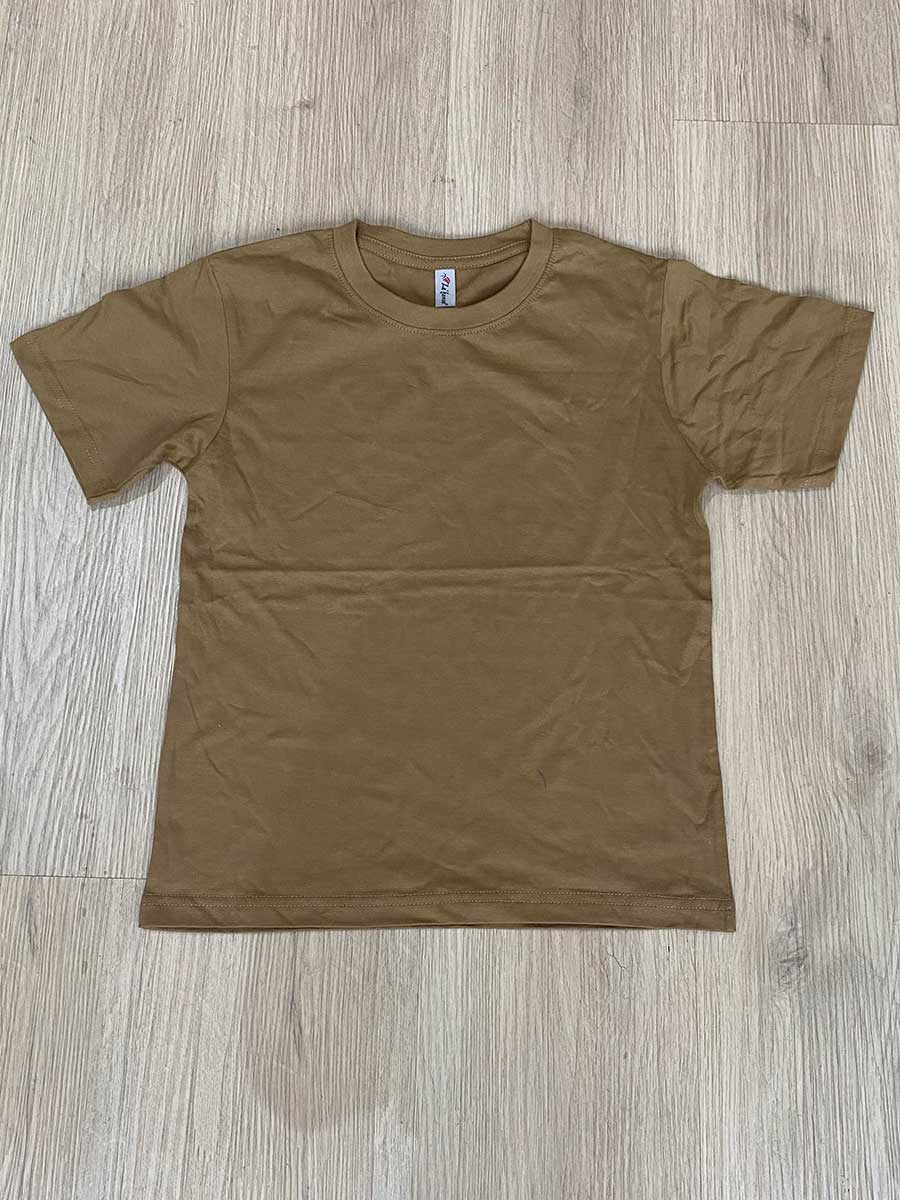 le’fonse® regular round neck kids rck01 37 sand