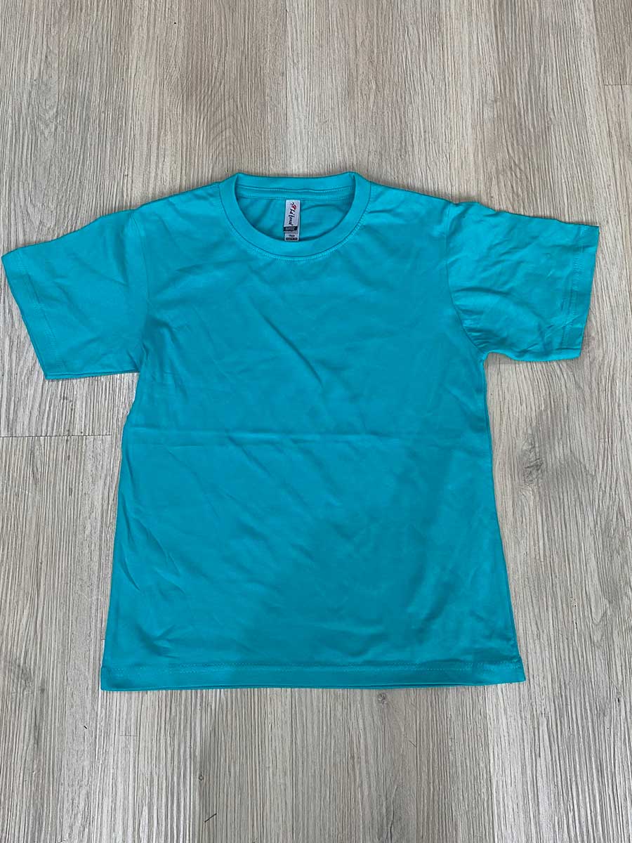 le’fonse® regular round neck kids rck01 42 teal green