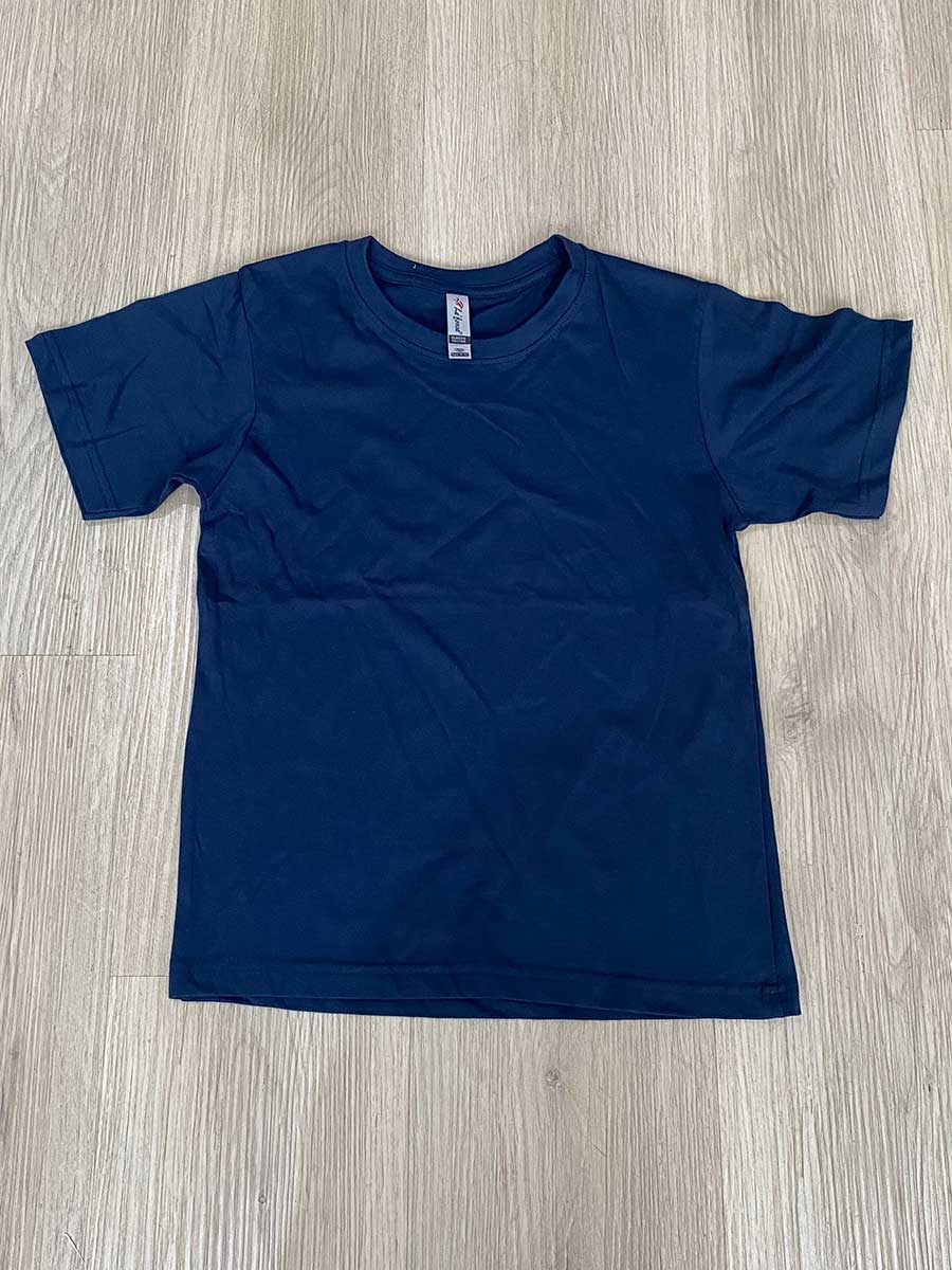 le’fonse® regular round neck kids rck01 48 prussian blue