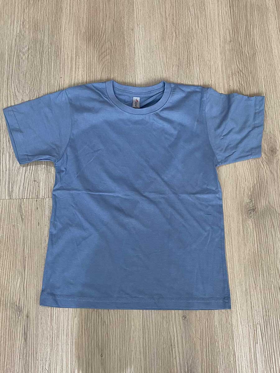 le’fonse® regular round neck kids rck01 49 provence blue